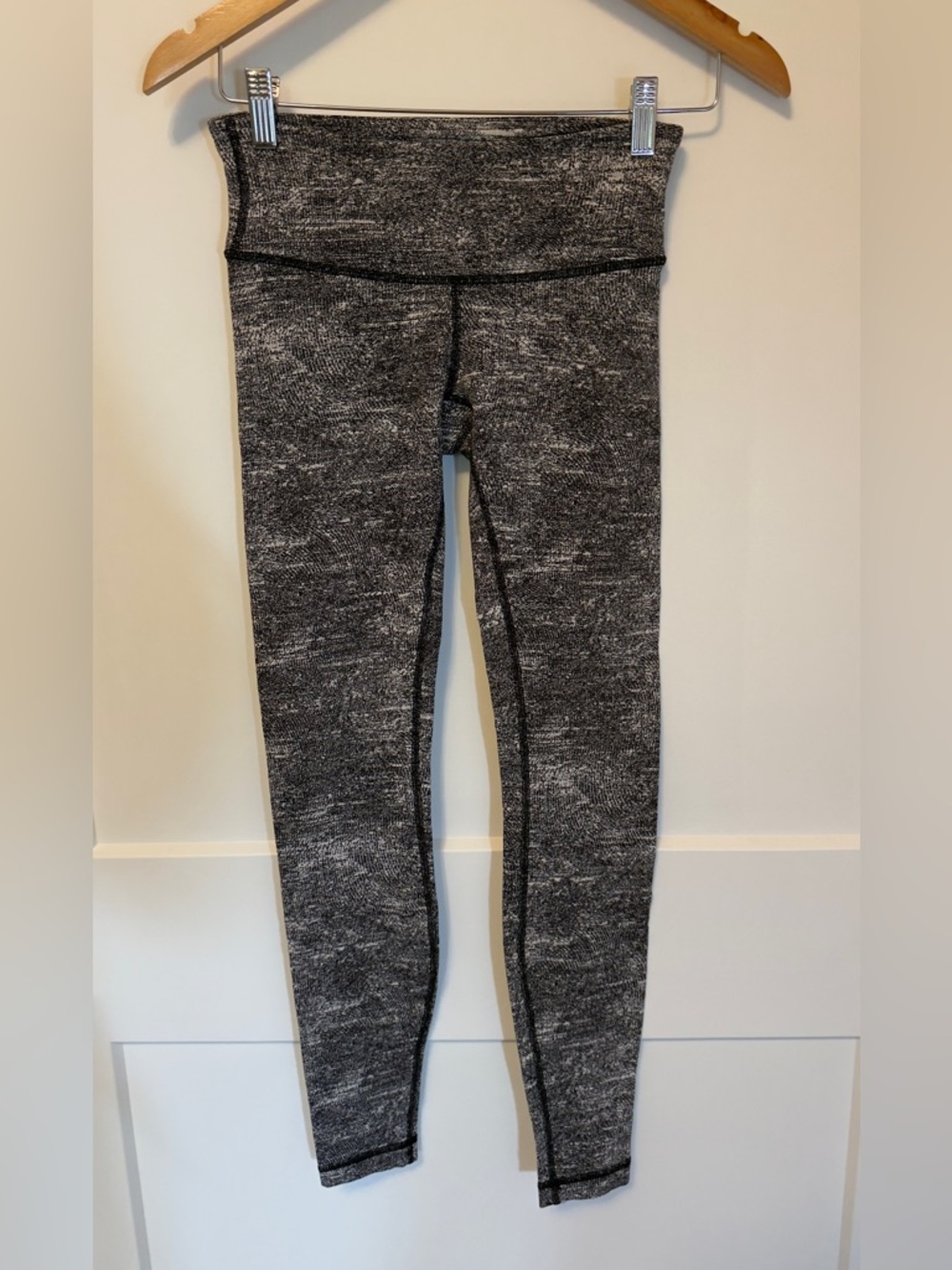lululemon athletica Marled Charcoal High-Rise Leggings